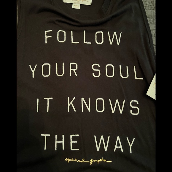 Spiritual Gangster Follow Your Soul Muscle Tee - Picture 2 of 3